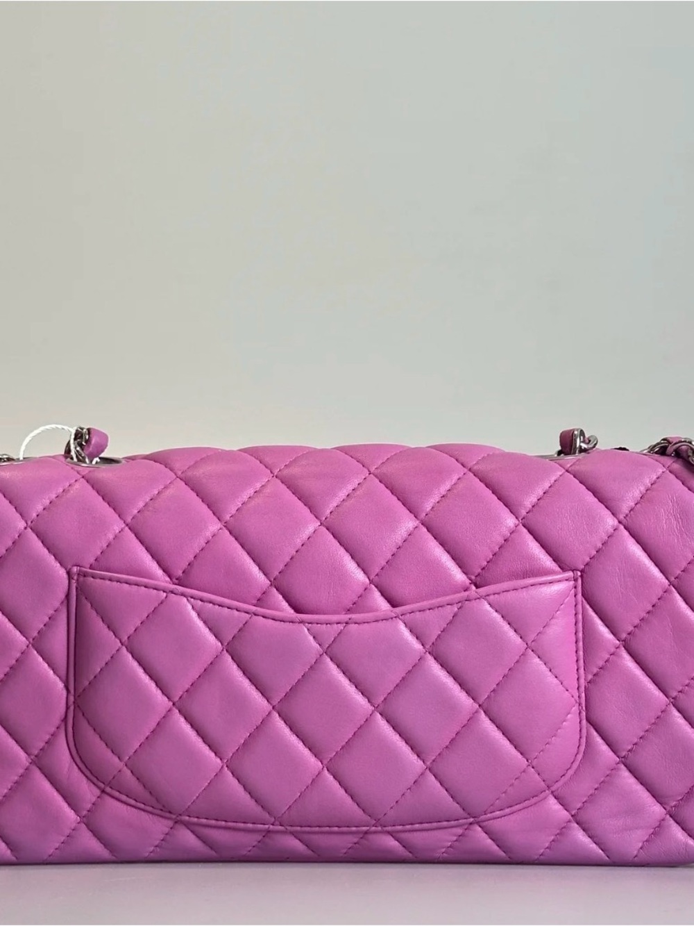 Chanel Pink Quilted Lambskin Classic Flap Bag vintage pink magenta - Picture 2 of 7